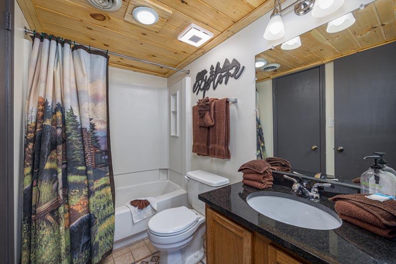 Bath for your condo bedroom. at A Moonlit Kiss in Gatlinburg TN