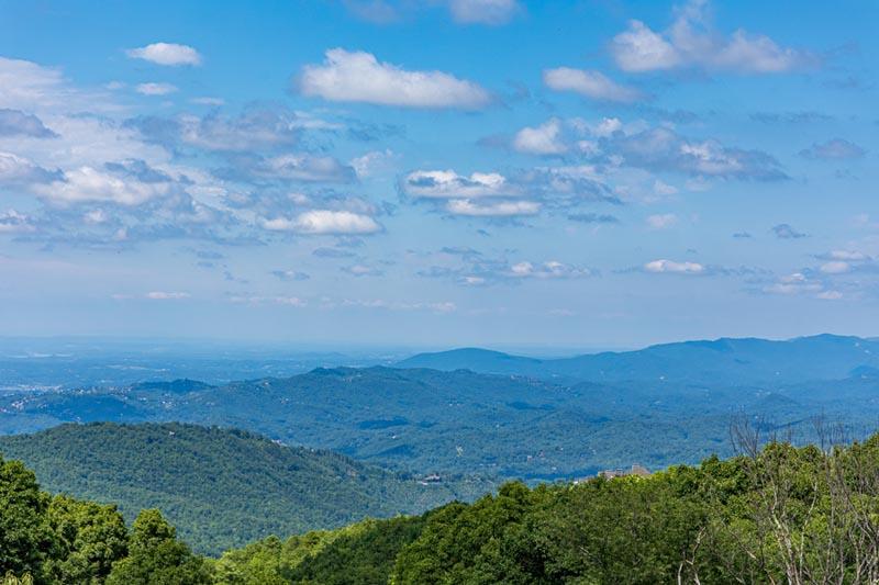 View from High Chalet Condos Gatlinburg. at A Moonlit Kiss in Gatlinburg TN