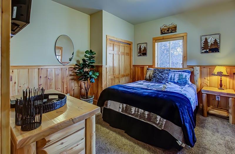 Bedroom 2 waiting to provide you relaxation. at A Great Escape in Gatlinburg TN