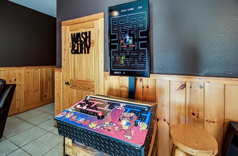 Enjoy competing in Pac Man and other arcade games. at A Great Escape in Gatlinburg TN