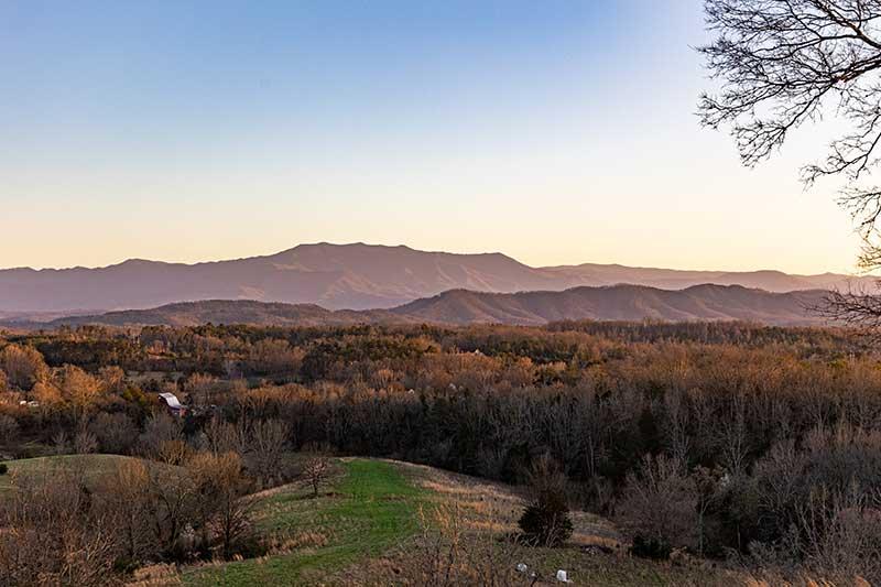 Be sure to bring your cameras for the endless views of the Smokies. at Morning View in Gatlinburg TN