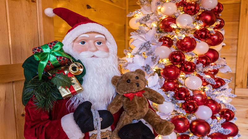 Christmas Santa at your cabin in the Smokies. at Morning View in Gatlinburg TN