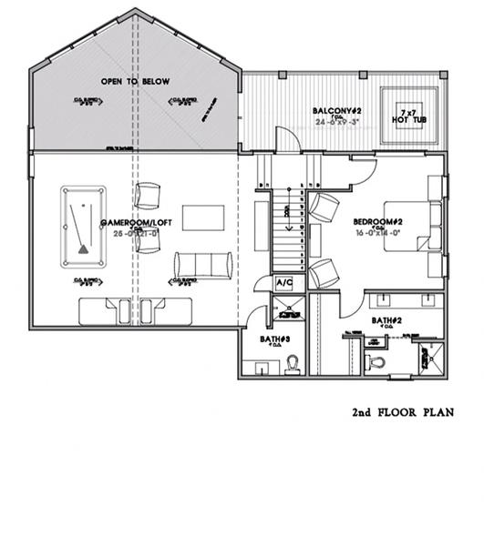 Cabin Rental Floorplan 2nd Floor Milk & Honey cabin rental floorplan 2nd floor.