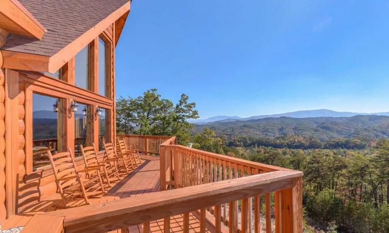 Mother's Dream offers some of the most memorable views of the valley and Smoky Mountains. at Mother's Dream in Gatlinburg TN