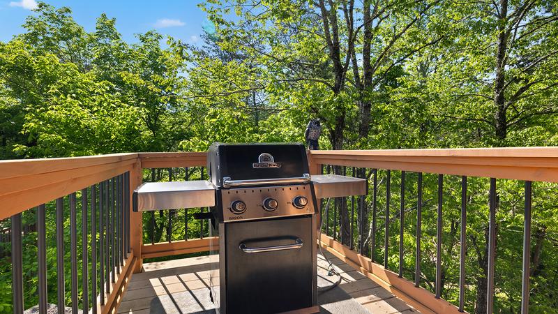 Large capacity outdoors gas grill.  at Moonlight Pines Lodge in Gatlinburg TN