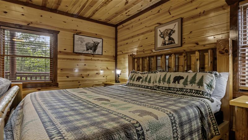 3rd bedroom with seating area.