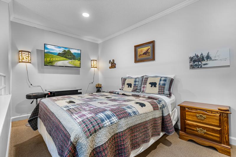 Condo Loft Bedroom Loft bed in your Smoky Mountains condo.