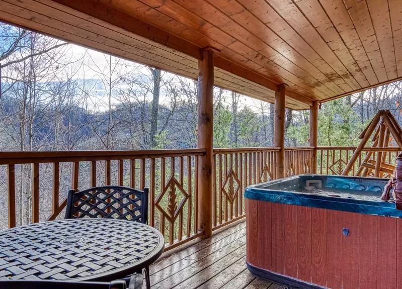 View of The Secluded Hideaway :: Smoky Mountain Dream Vacations