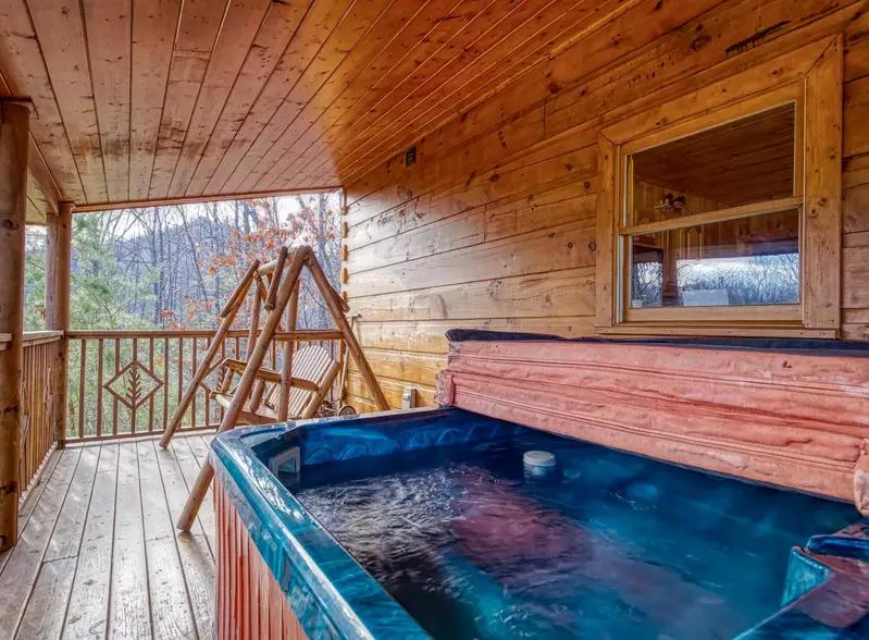 Image showcasing The Secluded Hideaway :: Smoky Mountain Dream Vacations