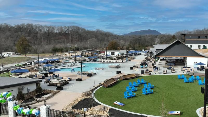 Waterpark at Smith Creek Resort in Sevierville Tennessee. 