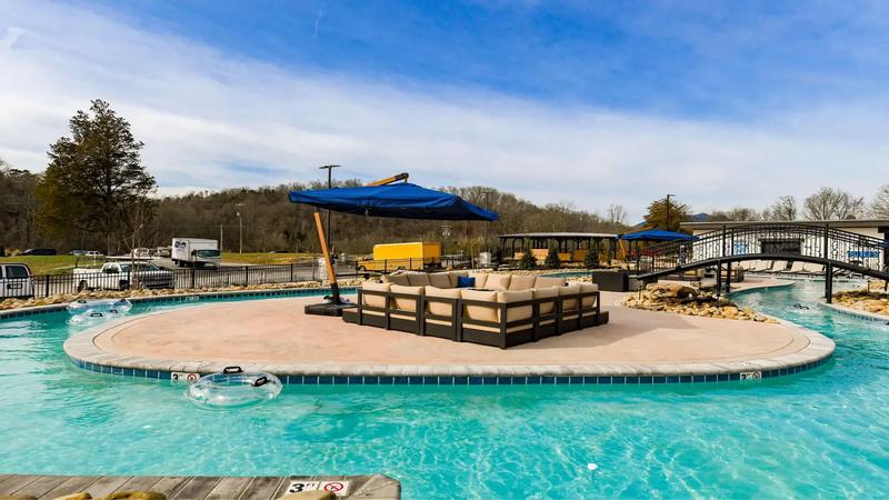 Lazy River at the Sevierville Waterpark. 