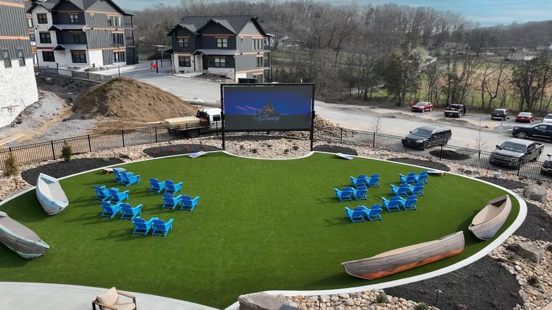 Come enjoy outdoor movies at the Smith Creek Resort Waterpark!