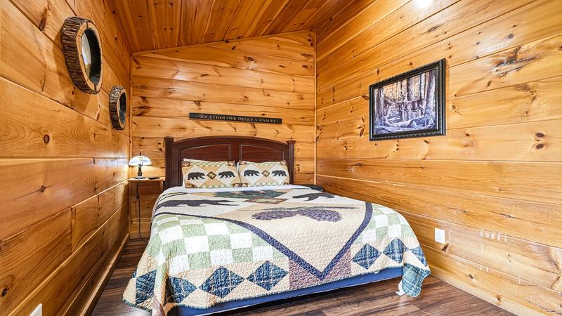 Third Bedroom Queen Bed Queen bed in your thid bathroom.