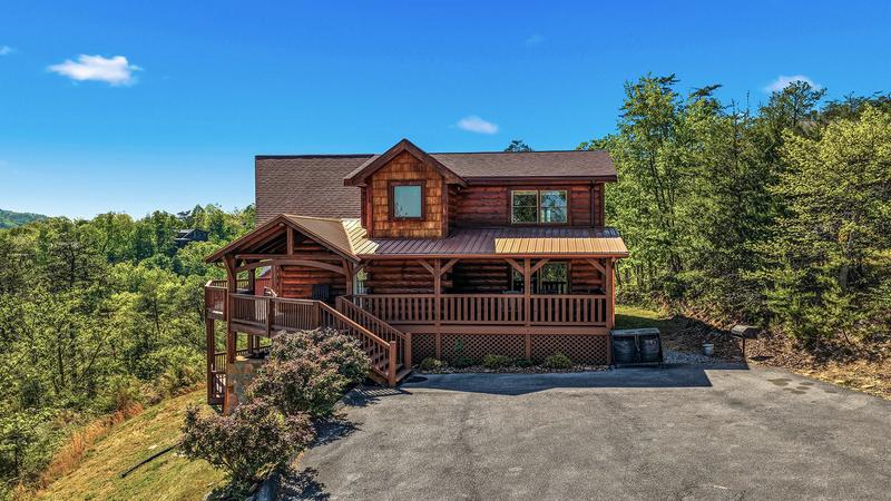Another Cabin Exterior Photo Cabin's exterior photo of this large 3BR pool cabin in the Smokies.