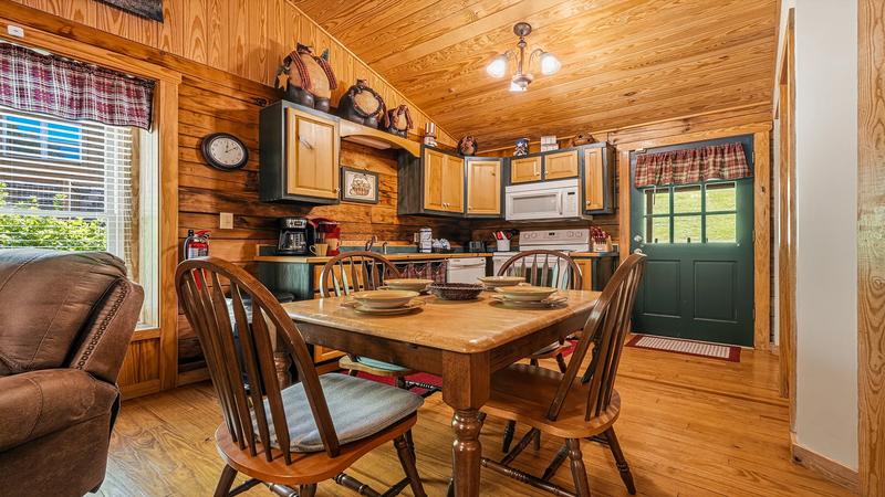 Smokies Cabin Dining Room Dining room of your Smokies cabin American Gem