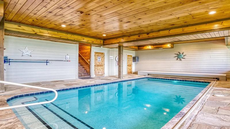 Smoky Mountains private pool cabin where fun comes all year long!