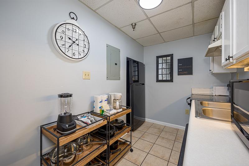 Kitchen at Bearfoot Lodge condo. at Bearfoot Lodge in Gatlinburg TN