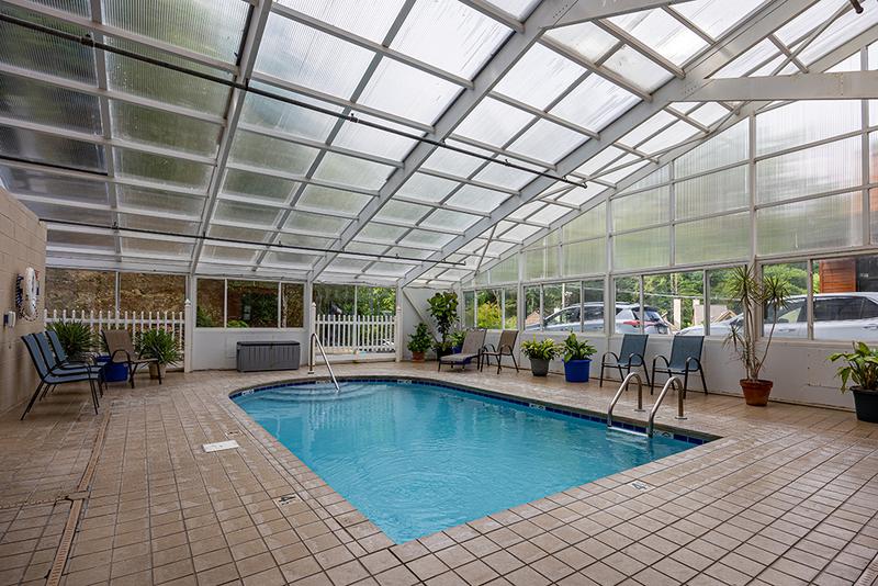 Gatlinburg Towers resort swimming pool. at Bearfoot Lodge in Gatlinburg TN