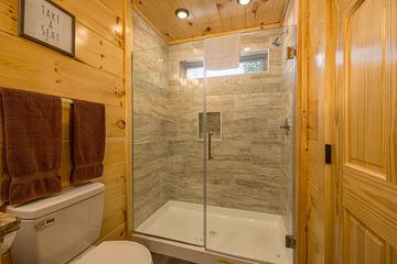 Full bath in your 3rd bedroom. at Big Splash Lodge in Gatlinburg TN