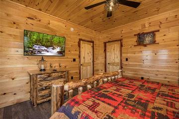 This is the second beroom of your 3 bedroom cabin. at Morning View in Gatlinburg TN