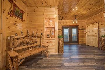 Another photo of the cabin's entry way. at Morning View in Gatlinburg TN