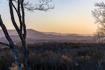 Take in lovely Tennessee Smoky Mountain sunsets.  at Morning View in Gatlinburg TN