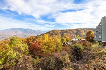 Aerial view of Summit Gatlinburg condos. at Top of the Smokies in Gatlinburg TN