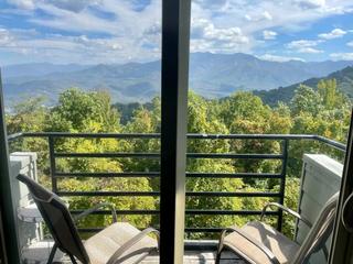 Smoky Mountains view from your condo's balcony. at Top of the Smokies in Gatlinburg TN