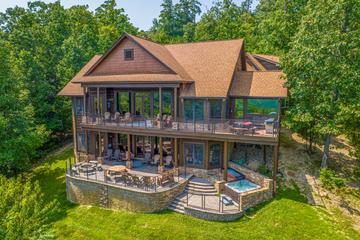 A lavishly big Smoky Mountains vacation home. at Five Bears Mountain View Lodge in Gatlinburg TN