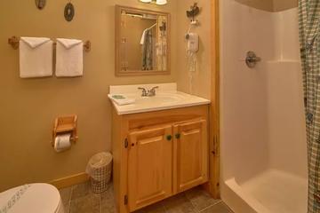 Your cabin's fourth bath. at Wrap Around The Son in Gatlinburg TN