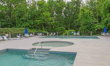 The third of three pools available for your use while staying in Chalet Village Gatlinburg. at Chalet All Day in Gatlinburg TN