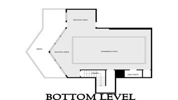 Private Swimming Pool Cabin Smoky Mountains A large private swimming pool cabin in the Smoky Mountains.