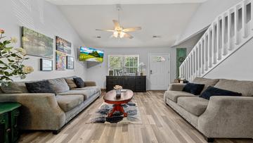 River Waltz Cottage Pigeon Forge River Waltz Cottage along the Little Pigeon River.