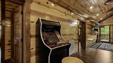 Multi-Game Arcade Cabin Arcade with multiple games.