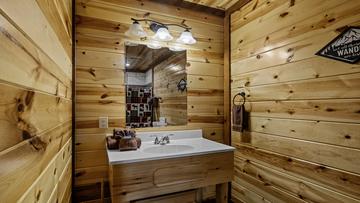 Sink Cabin Fifth Bath Fifth bath's sink.