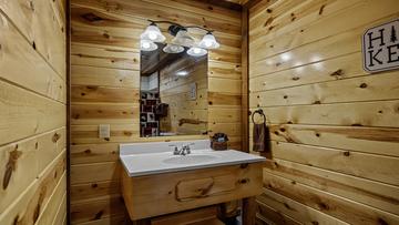 Over 8 Sinks To Prep From Your lovely Smoky Mountains cabin has 8 seperate sinks from which to get ready.