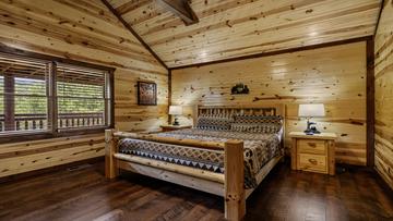 Cabin Sixth Bedroom Six of eight bedrooms.