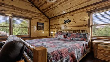 Smoy Mountains Cabin's Eighth Bedroom Eight lavish bedroom in your big Smoky Mountains cabin getaway.