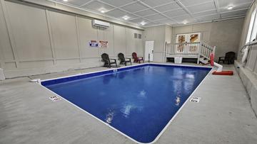 Swim with family and friends in the privacy of your own cabin.