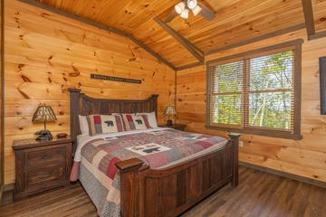 Your log cabin's second upstairs bedroom.  at The Appalachian in Gatlinburg TN