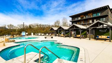 Hot Tub at Smith Creek Resort Waterpark.