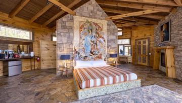 Open living space at your charming Smoky Mountains cabin.