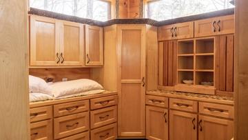 Rental Cabin Storage Extra storage space at your rental cabin.