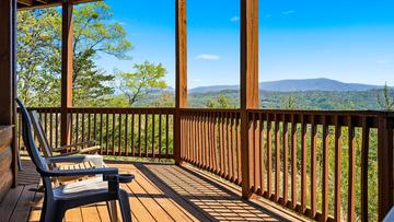 There are plenty of seats at your cabin rental in the Smokies.