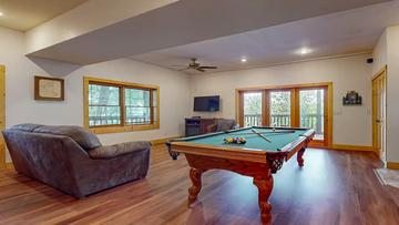 Rental Cabin Pool Table Have fun playing endless games of pool.